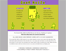 Tablet Screenshot of geeknoize.com